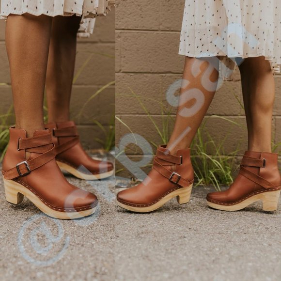 Free People Bungalow Clog Boots Sz EU 38 - Picture 5 of 16